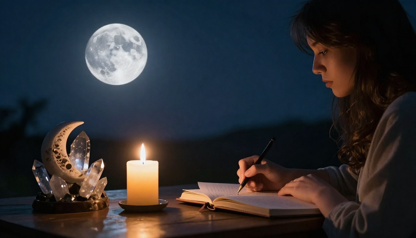 Intenções de Lua Nova: Um Guia Prático para Definir e Manifestar