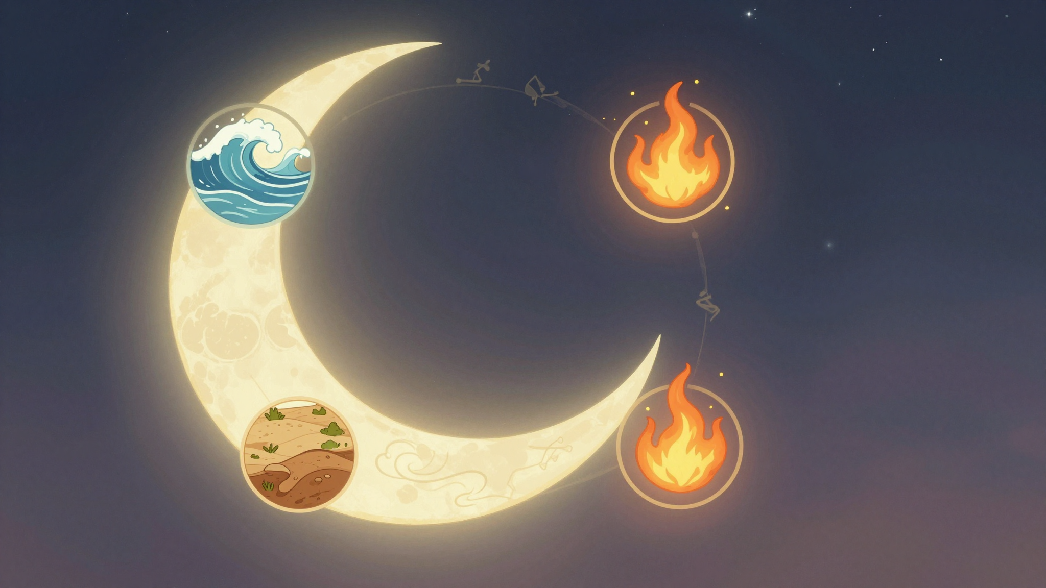 Guia de Inteligência Emocional pelo Signo Lunar