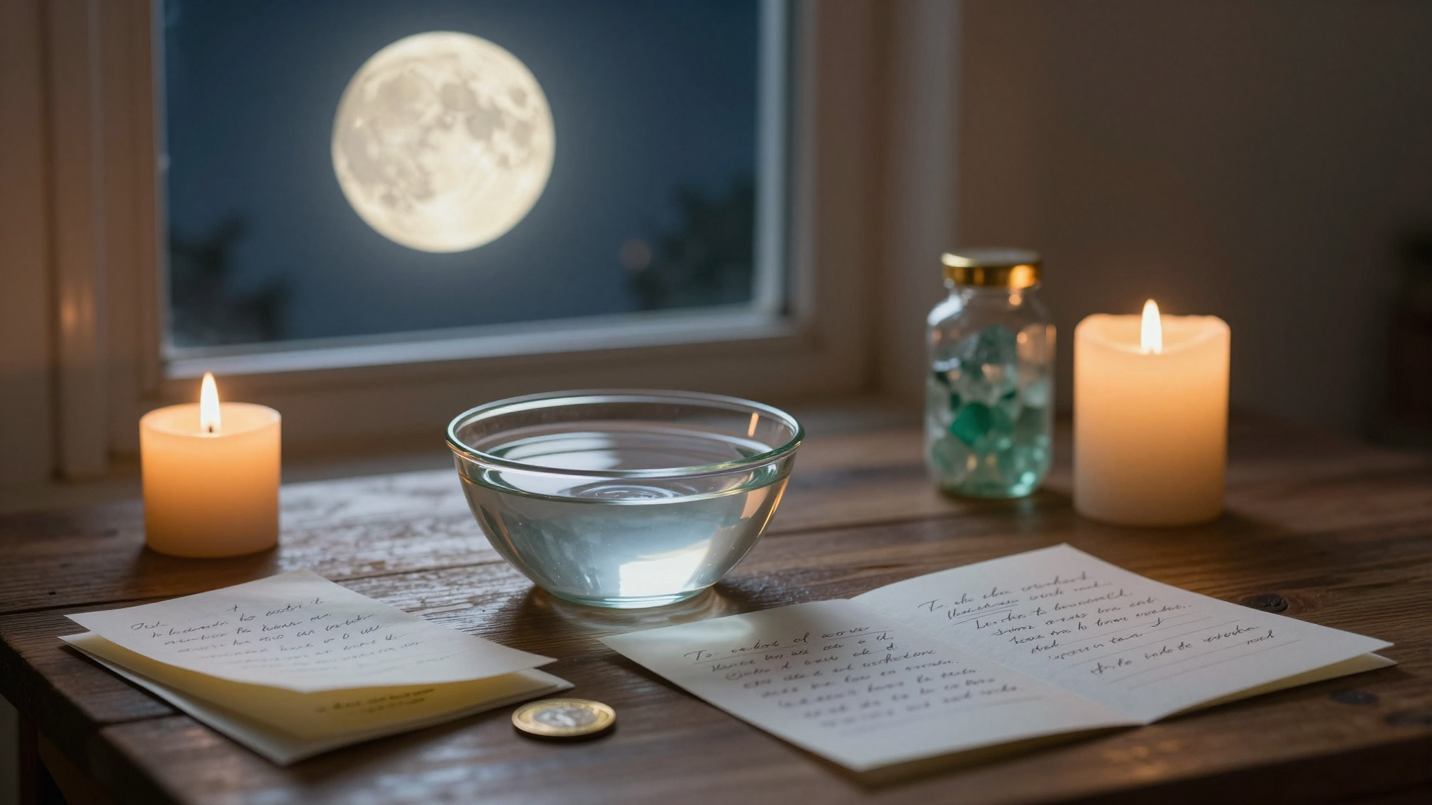 Ritual da Lua Cheia da Abundância: Convide Prosperidade com Intenção