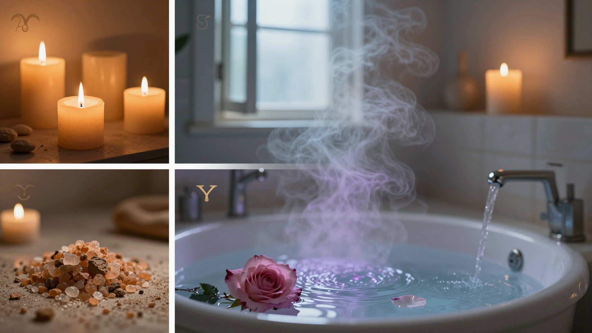 Rituais de Banho Elemental para os Signos do Zodíaco