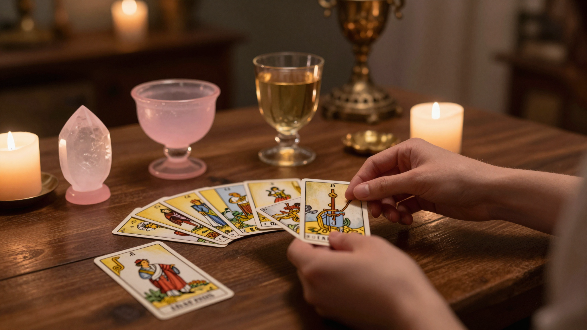 Tarot para decisões no amor: orientação para 03/04/2026