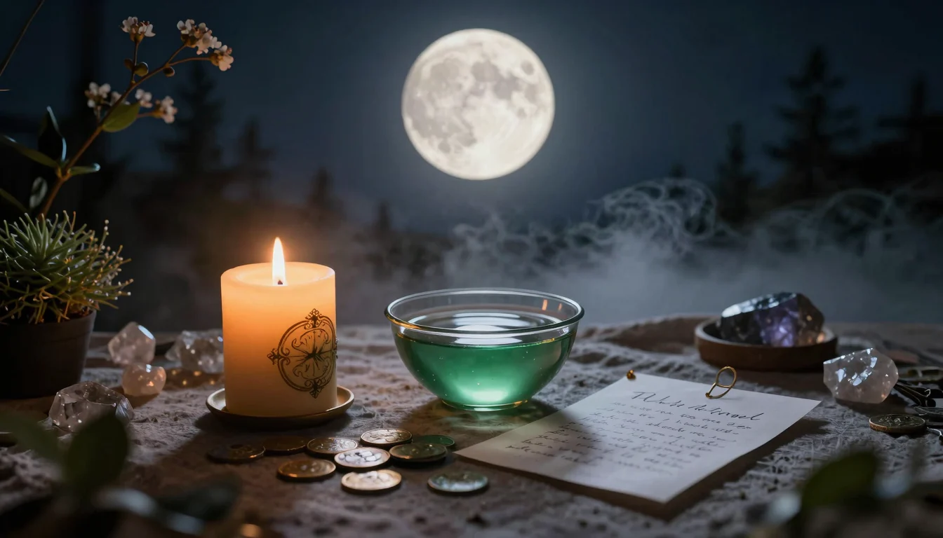Rituais de Lua Cheia para Manifestar Abundância