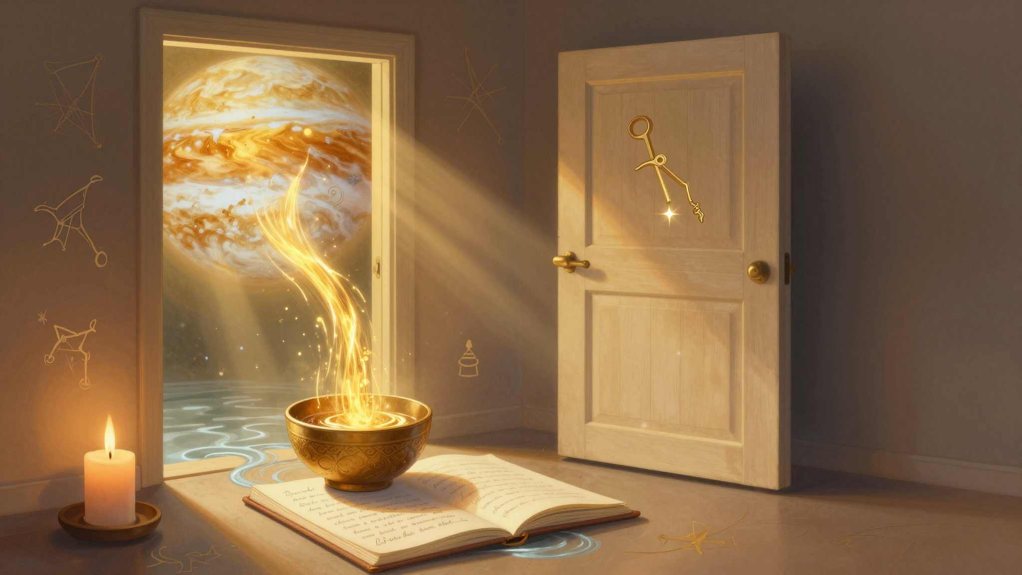 Rituais de Prosperidade com a Lua de Júpiter em Trânsito: Convide Crescimento, Graça e um Fluxo Maior