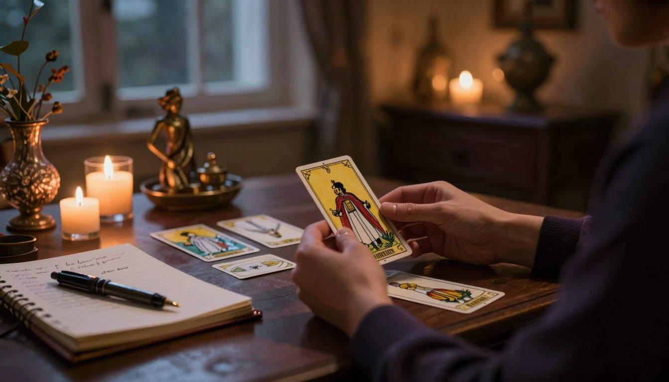 Tarot para Decisões no Amor: Perguntas de Journaling e Sinais do Destino (08/05/2026)