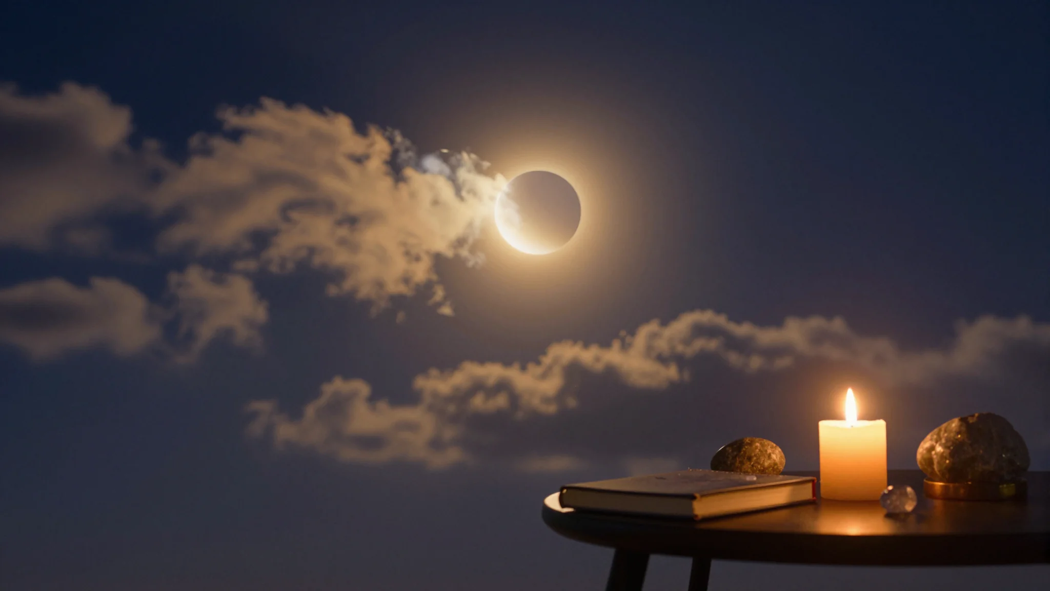Preparação espiritual na temporada de eclipses: um guia ritual para mudanças com chão