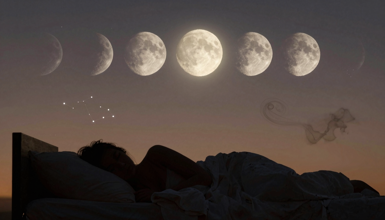 Como as fases da Lua afetam seu sono e seus sonhos