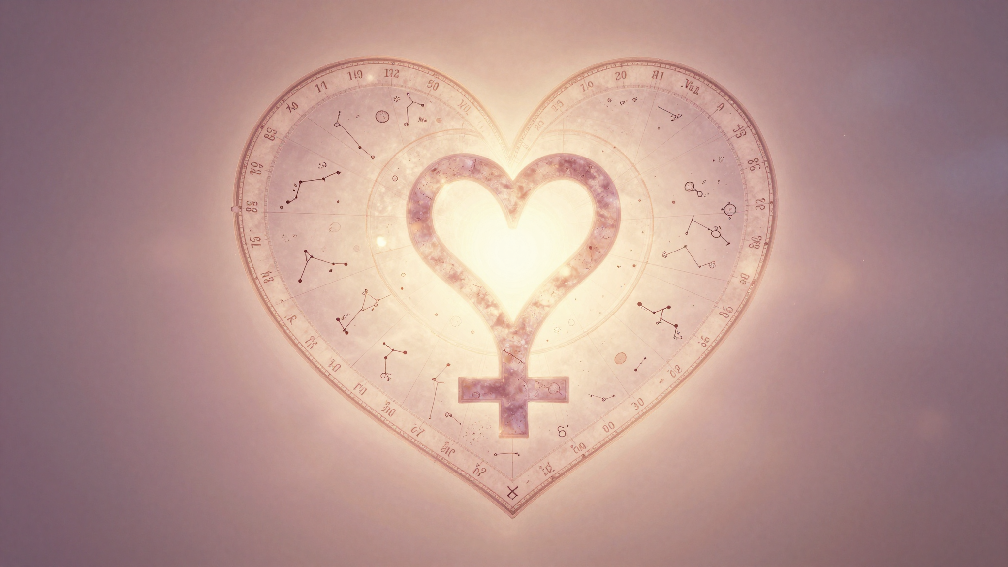 Vênus no seu mapa astral e linguagem do amor: como você dá e recebe carinho