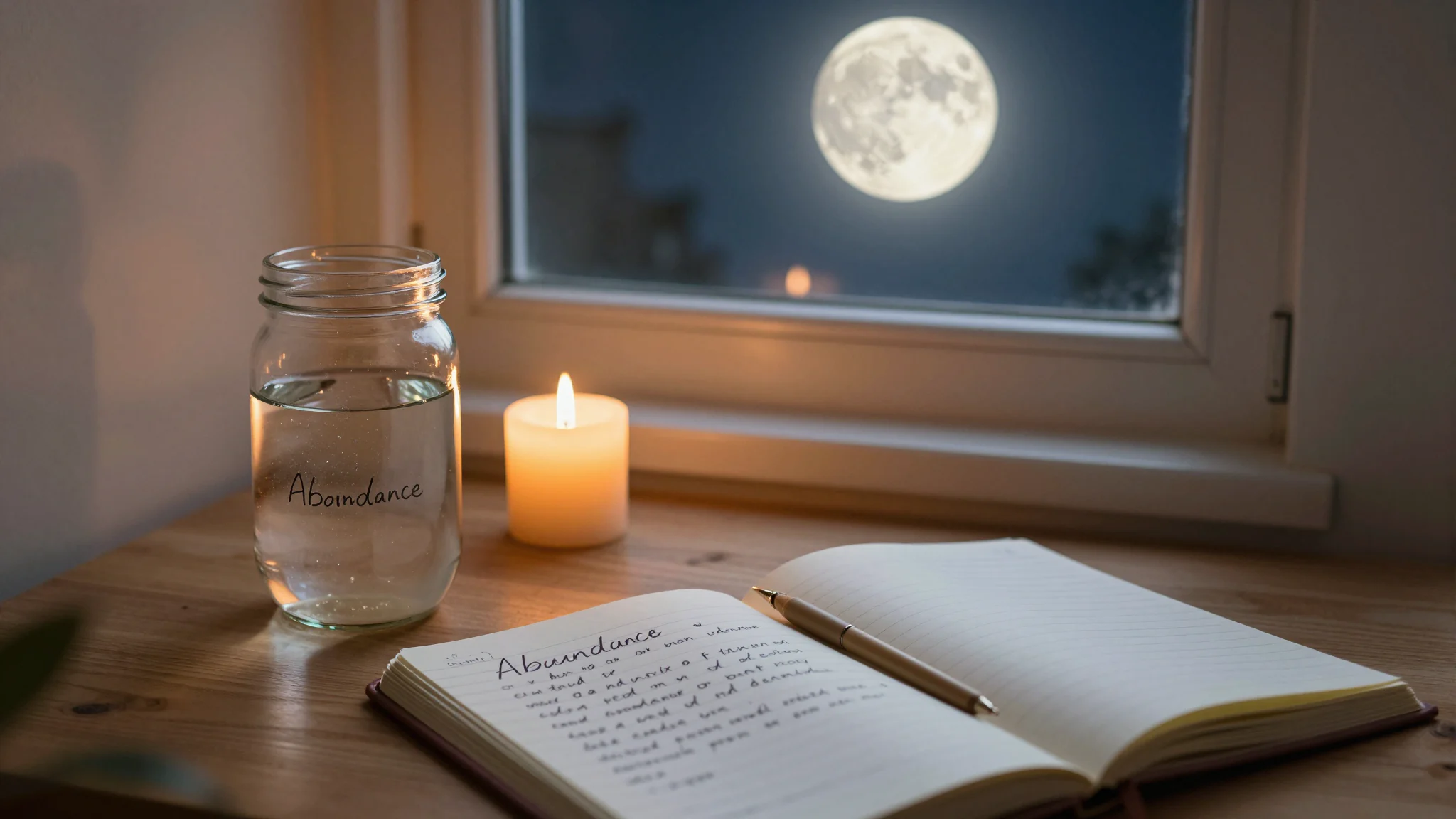 Rituais de Lua Cheia para Manifestar Abundância (Um Guia Gentil e Prático)