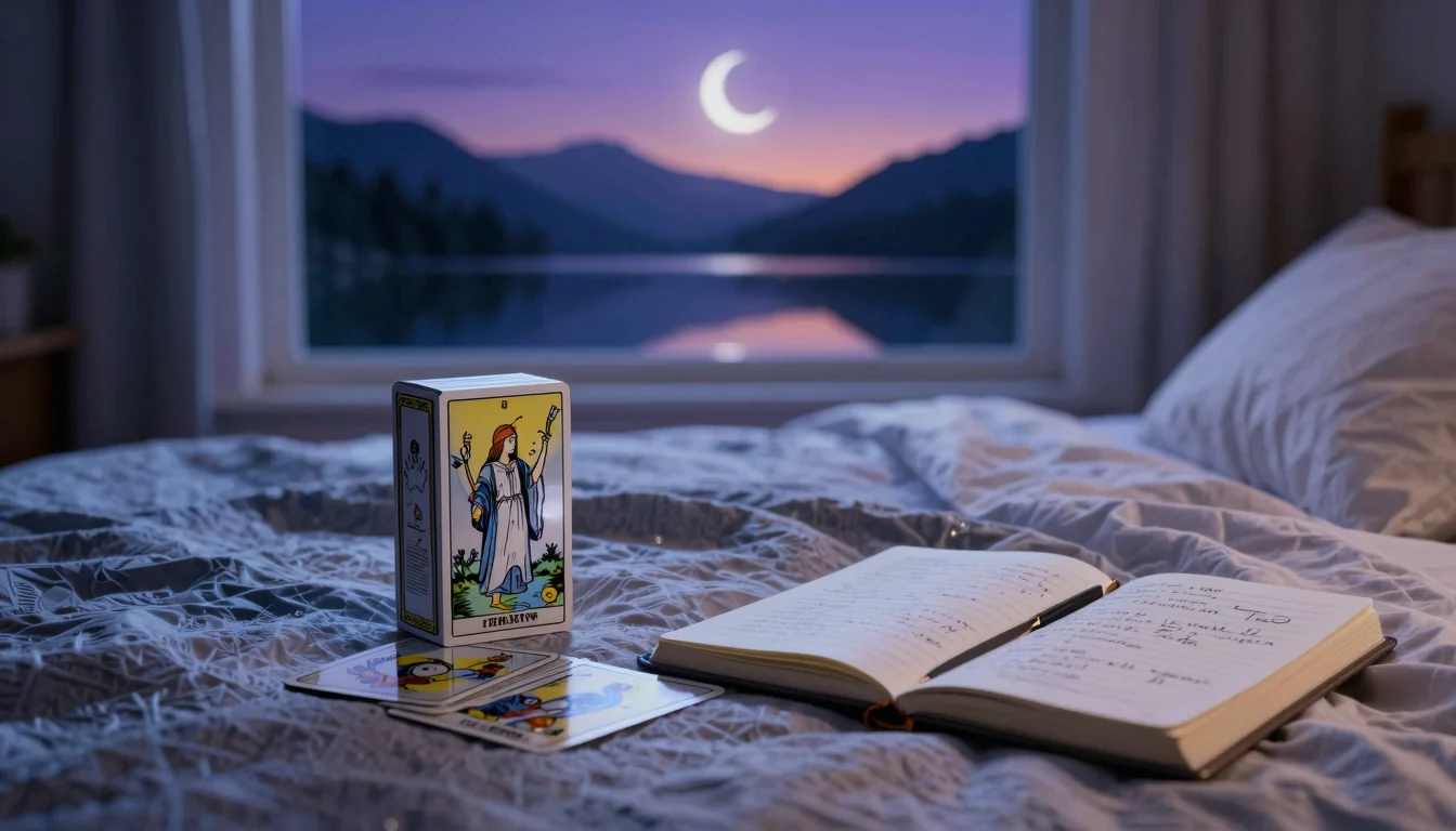 O Ritual da Lua Minguante com Três Cartas que Me Ensinou a Dormir