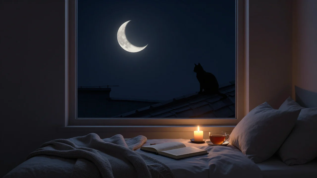 Checklist de descanso profundo na Lua Negra para fortalecer seus limites