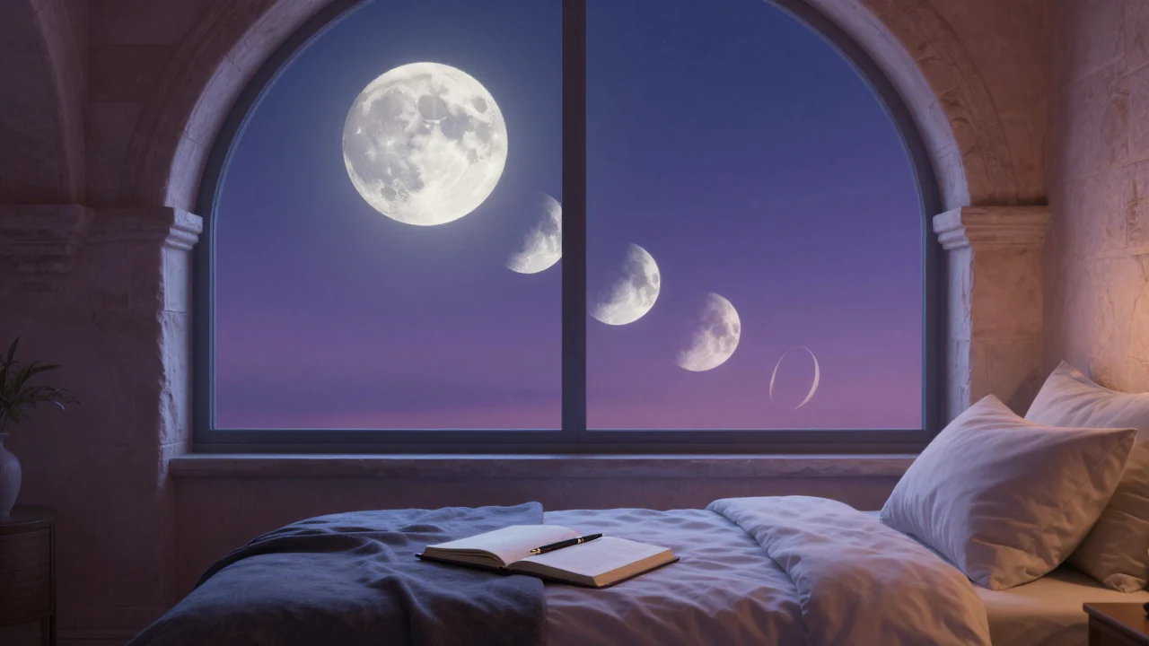 A Lua como ritual do sono: como as fases lunares podem transformar o descanso e a lembrança dos sonhos