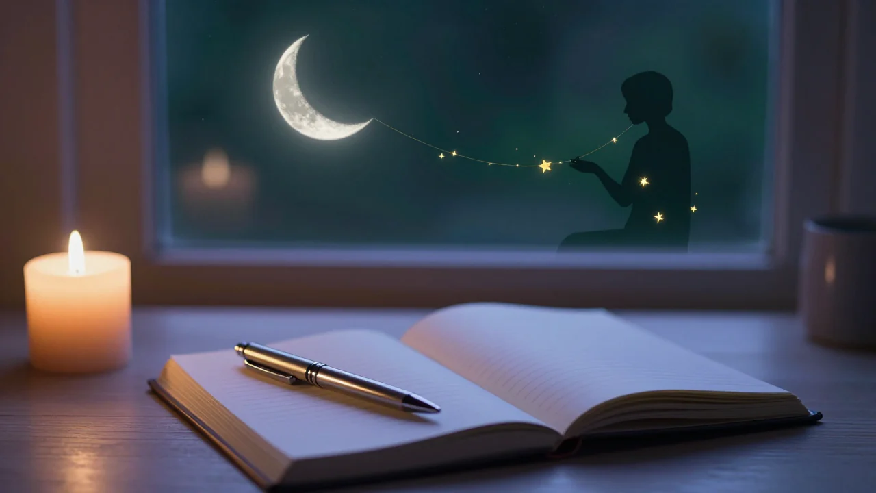 Diário Lunar para Hoje à Noite: Um Checklist Matinal e Noturno para Lidar com Mudanças