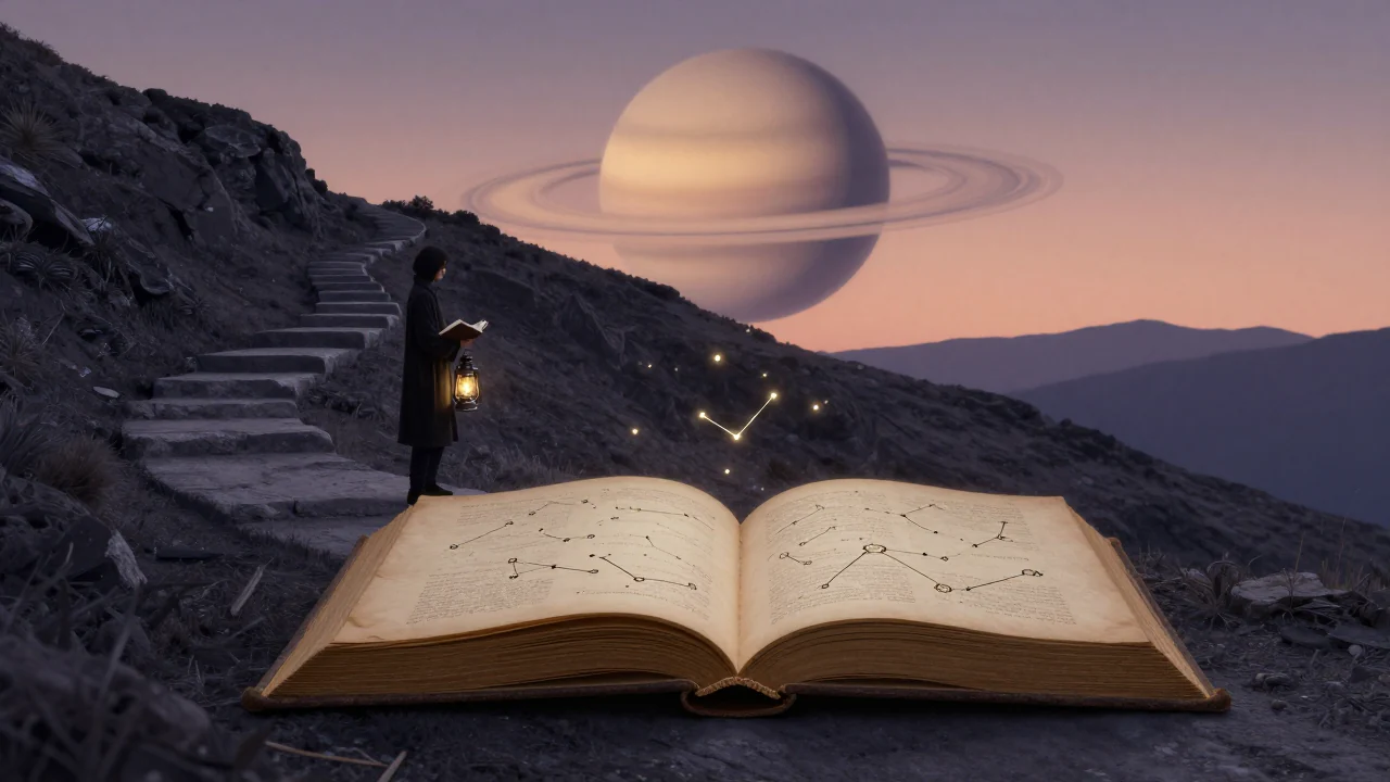 Uma prática de sete dias para atravessar a incerteza no retorno de Saturno