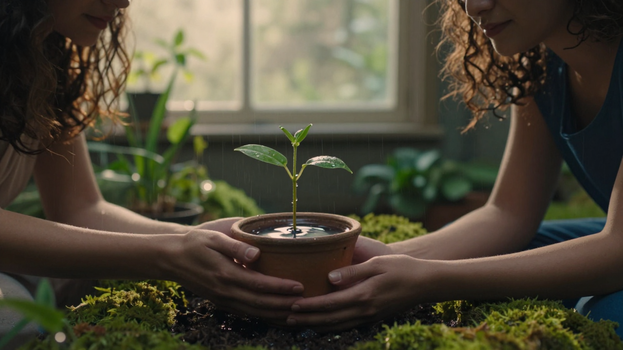 Água e terra no amor: um novo começo, no seu tempo