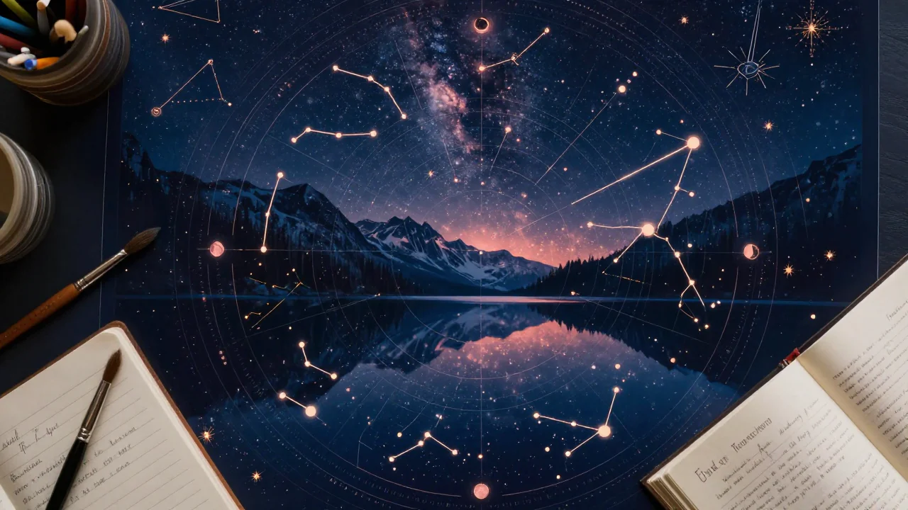 Leia seu mapa astral como um manual criativo
