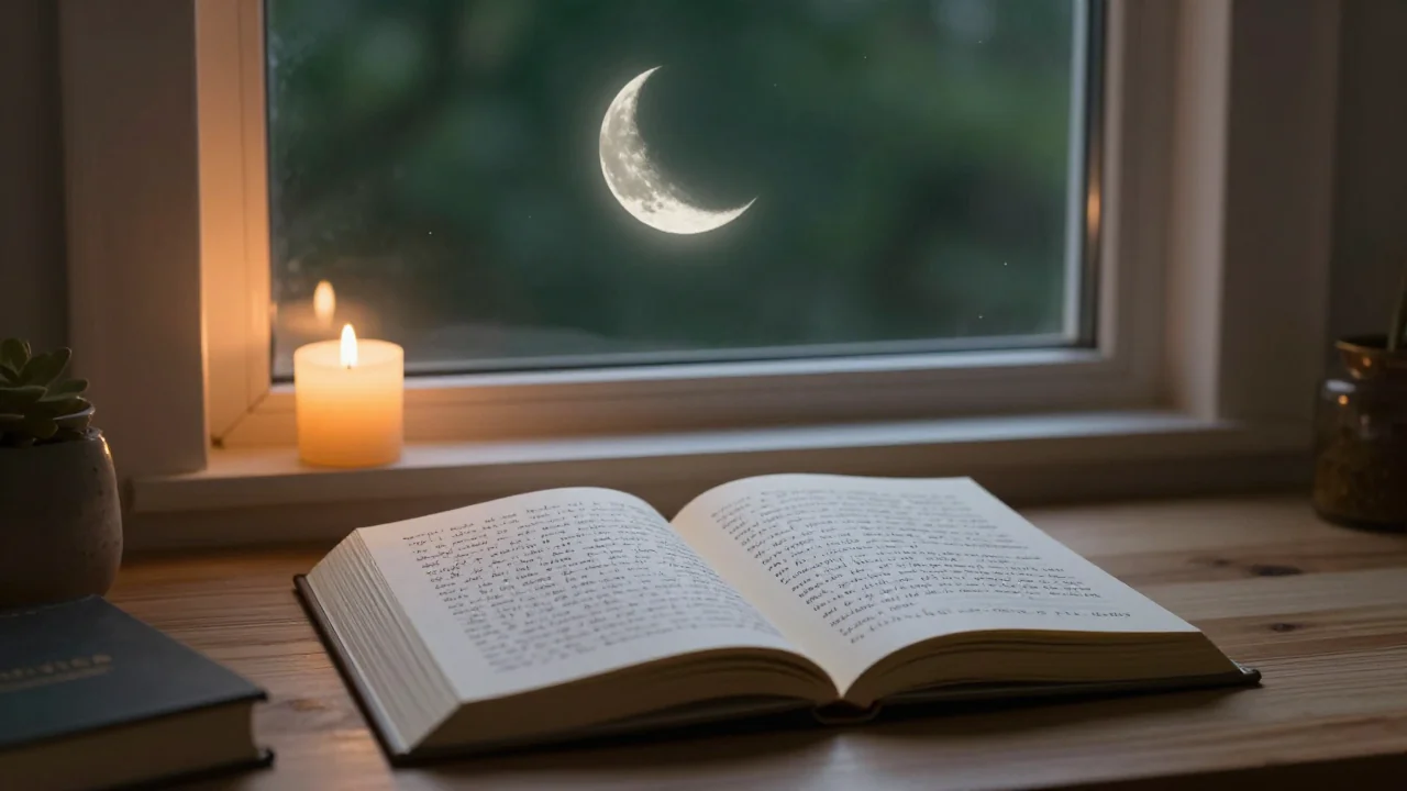O diário lunar de duas páginas para tempos incertos